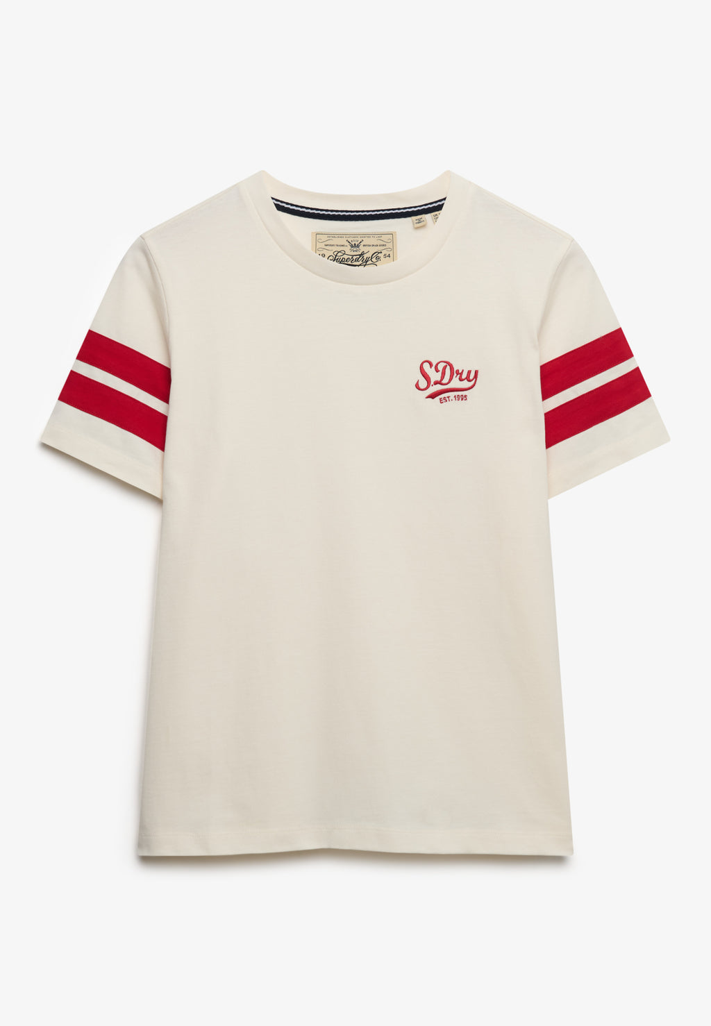 Varsity Stripe Script Tee