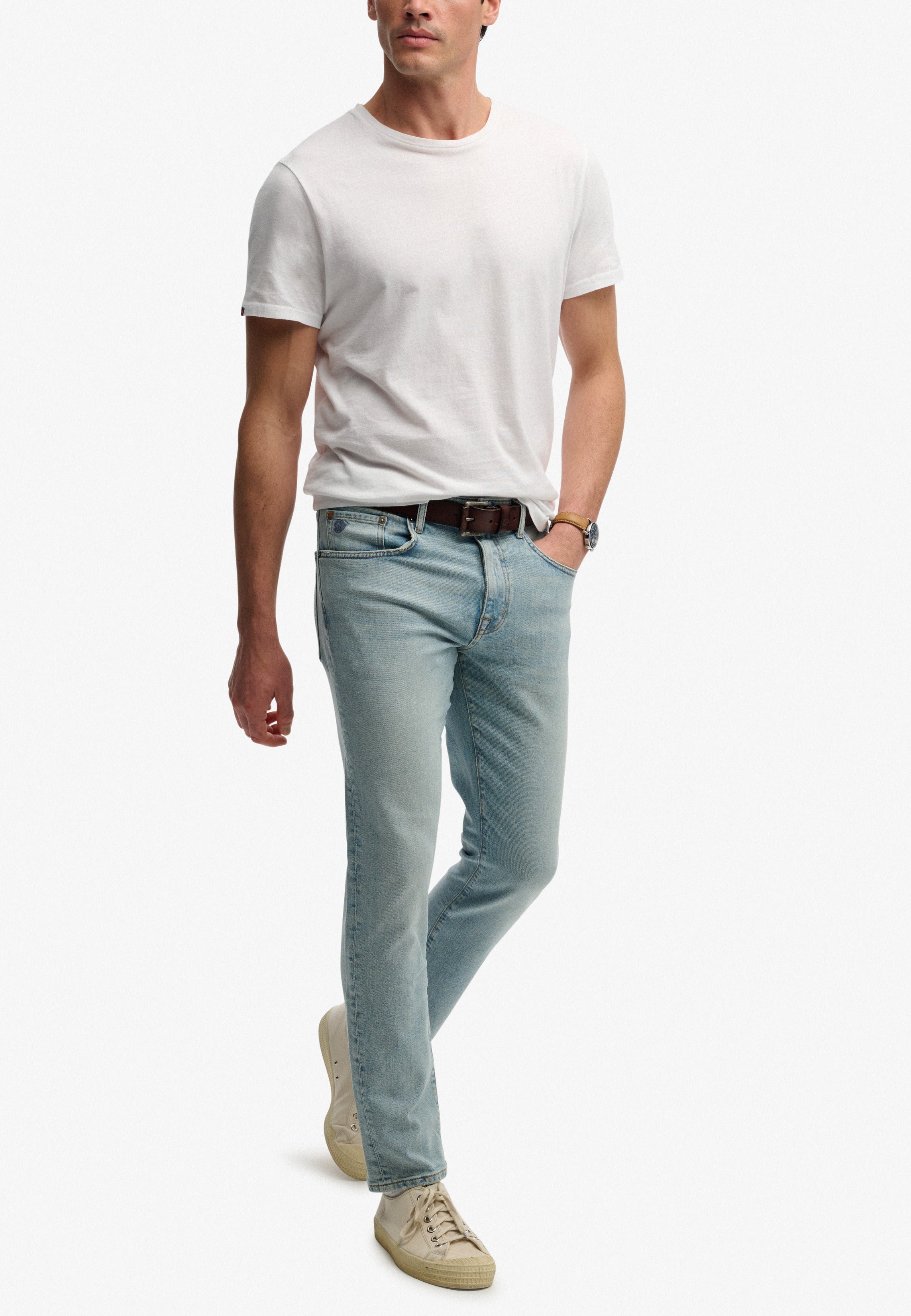 Vintage Slim Straight Jeans
