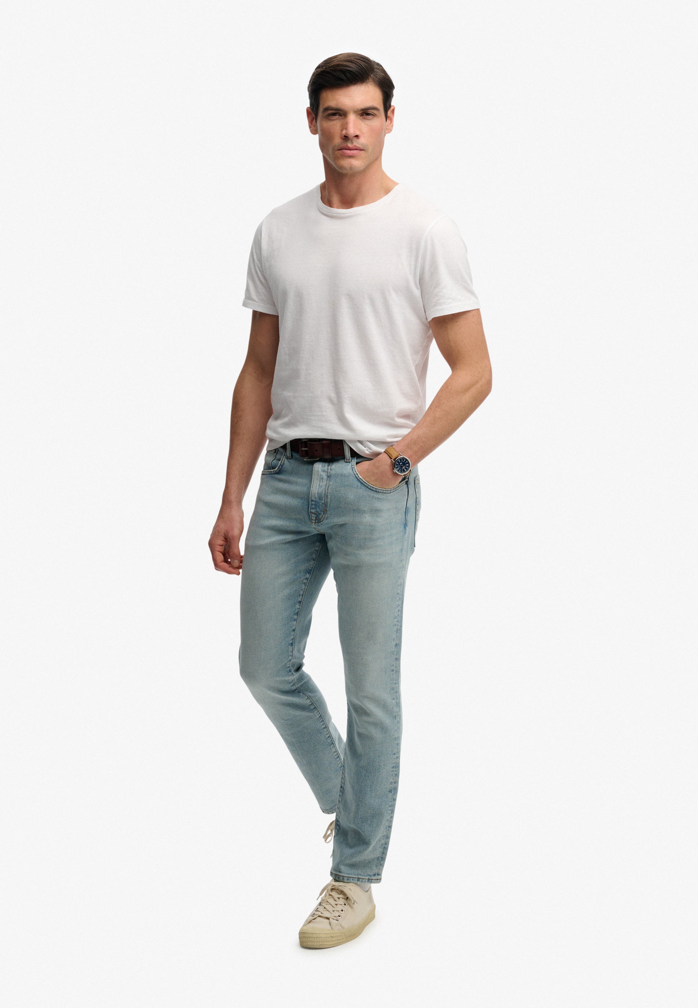 Vintage Slim Straight Jeans