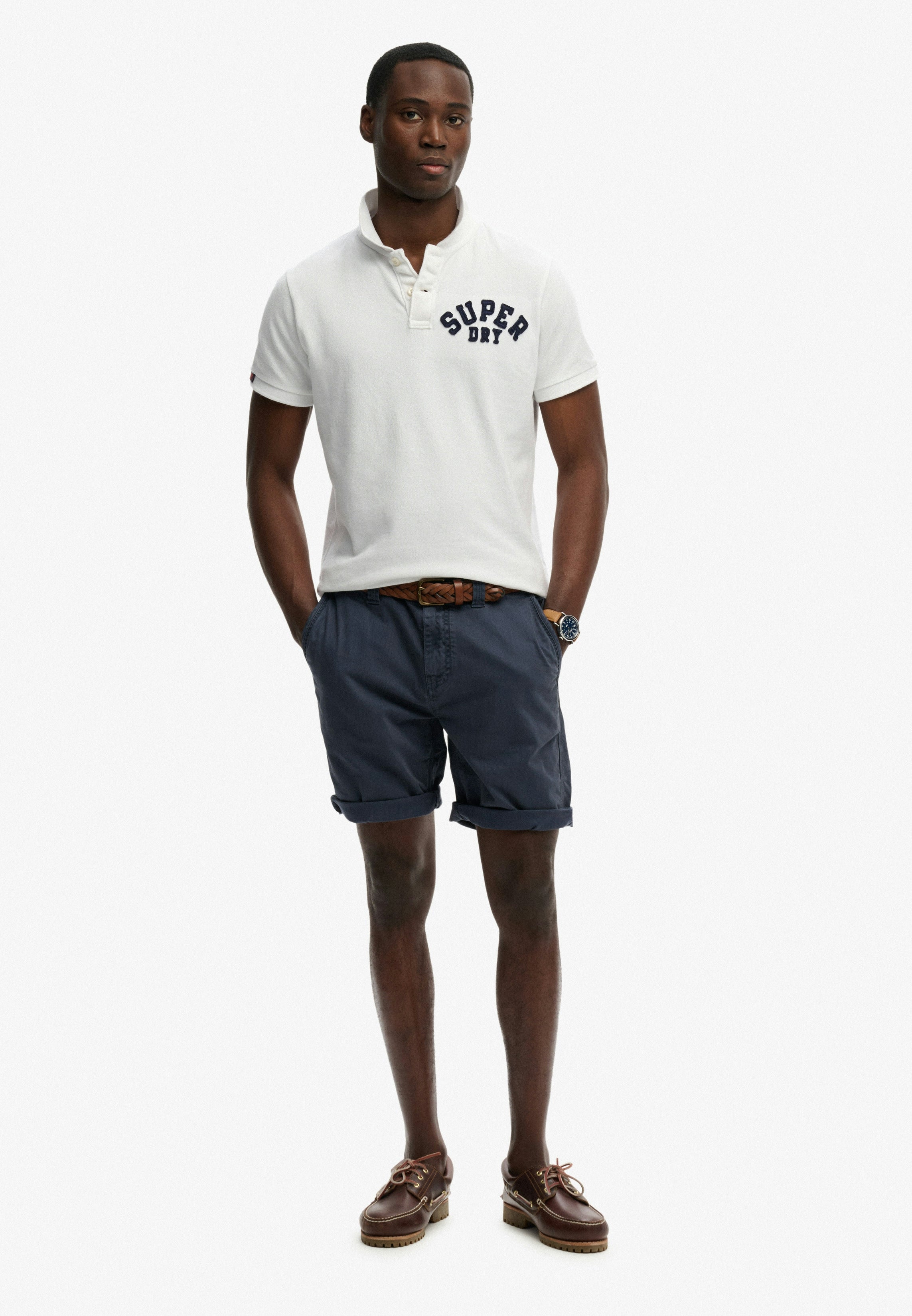 Utility Chino Short — Chive Green