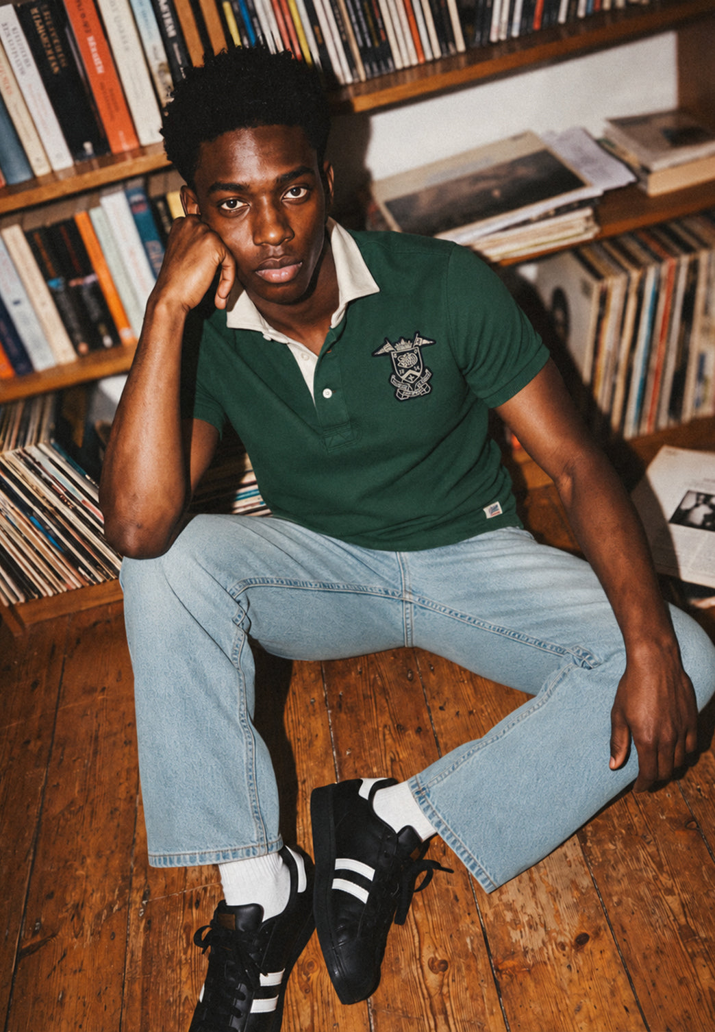 Vintage Pique Rugby Polo