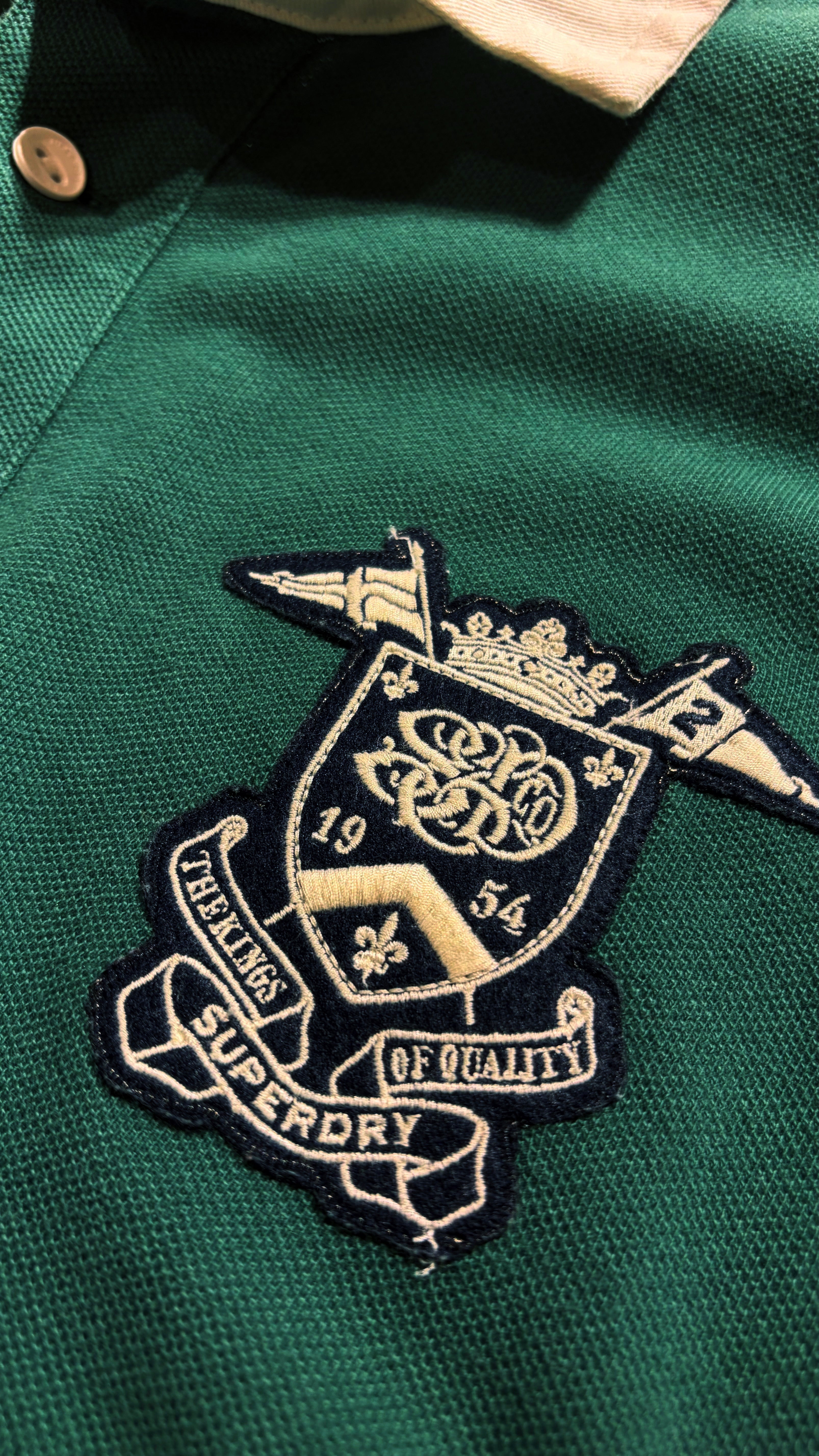 Vintage Pique Rugby Polo