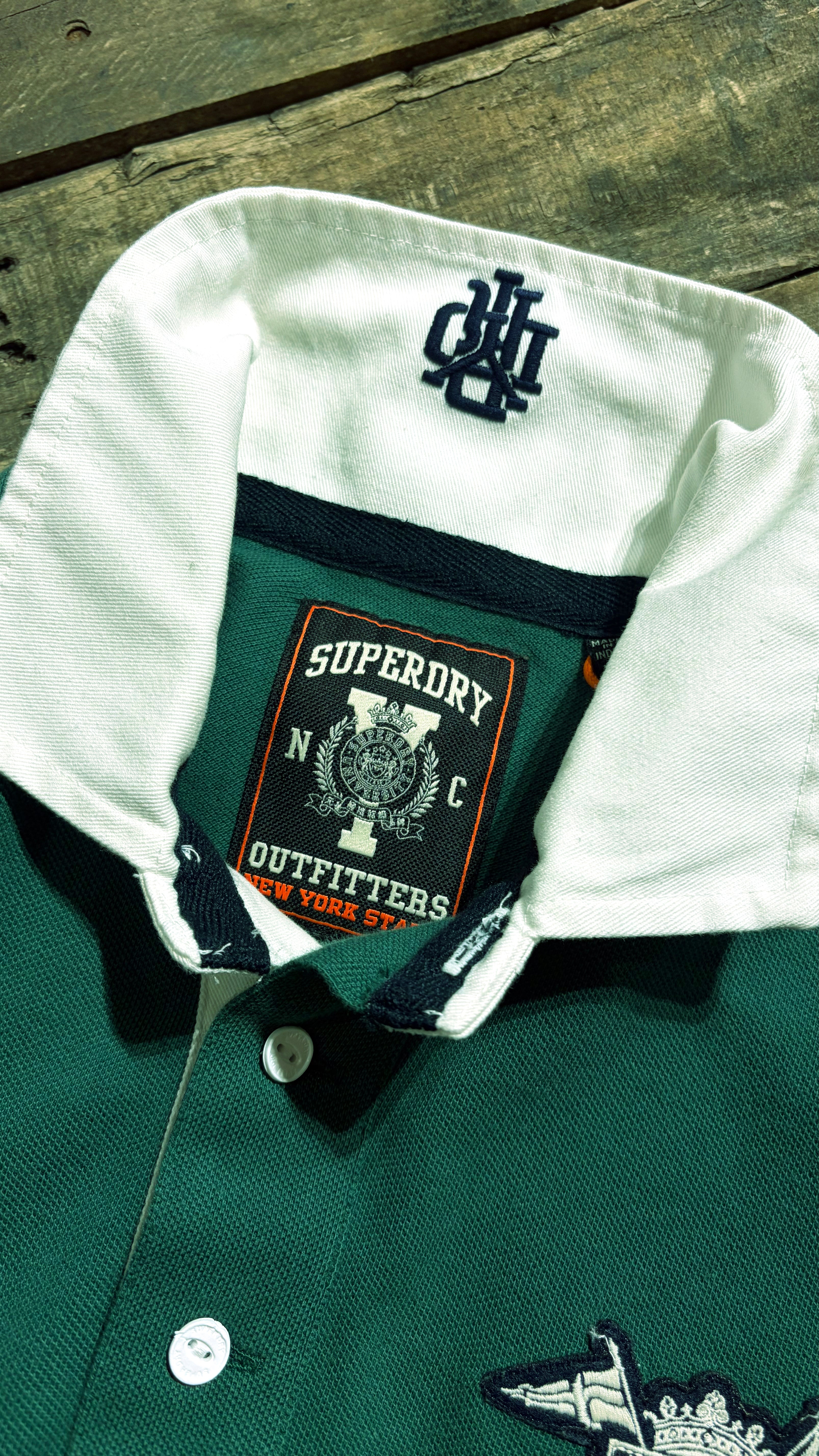 Vintage Pique Rugby Polo