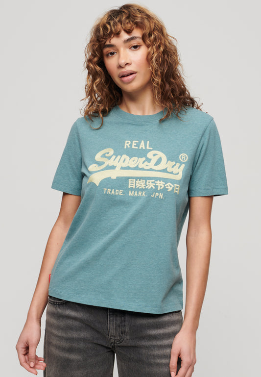 Embroidered Vl Relaxed T Shirt