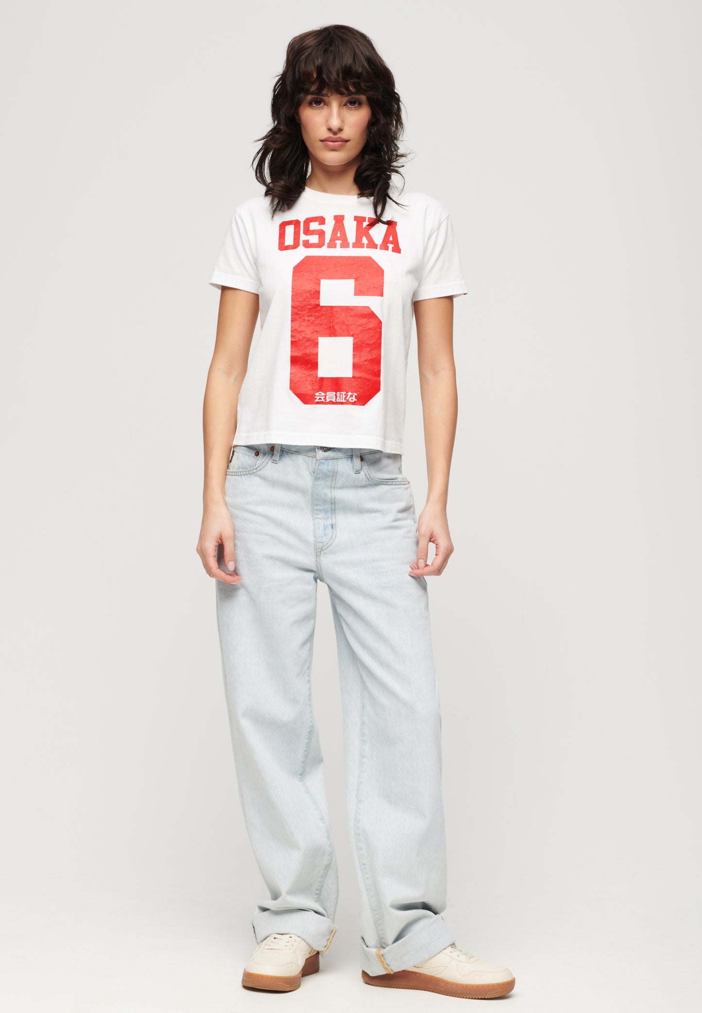 Osaka 6 Crack Print 90'S T-Shirt (1)