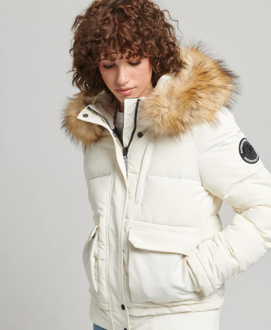 Everest Hooded Puffer Bomber Jacket