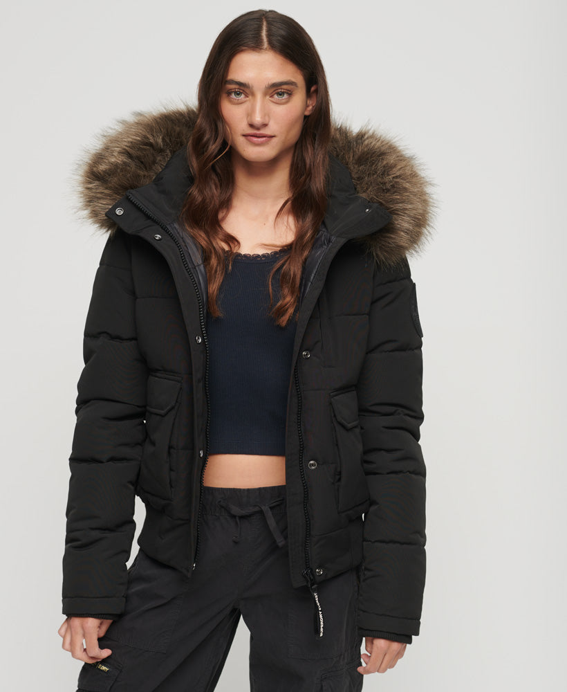 Hooded Everest Puffer Bomber Jacket