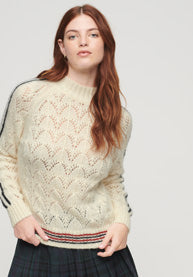 Pointelle Knit Jumper