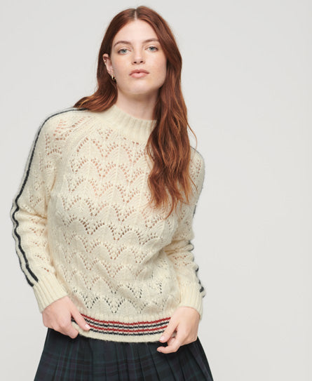 Pointelle Knit Jumper (1)