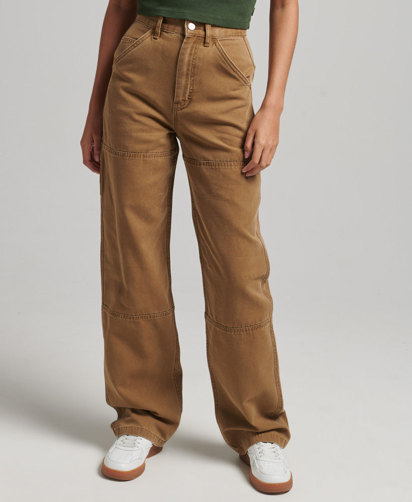 Wide Leg Carpenter Pants