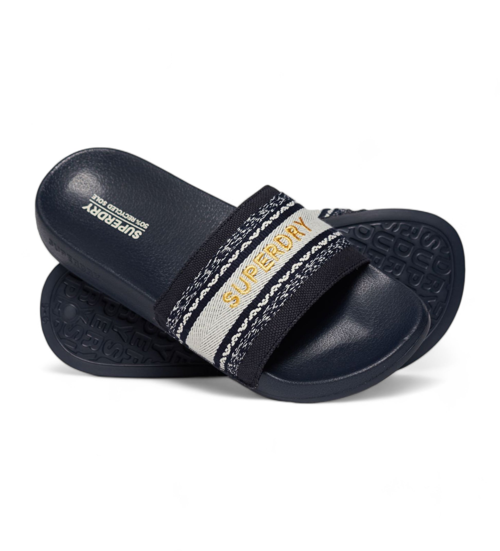 Vegan Webbing Pool Sliders