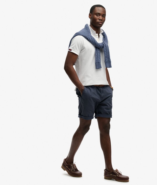 Utility Chino Short – Baltic Blue