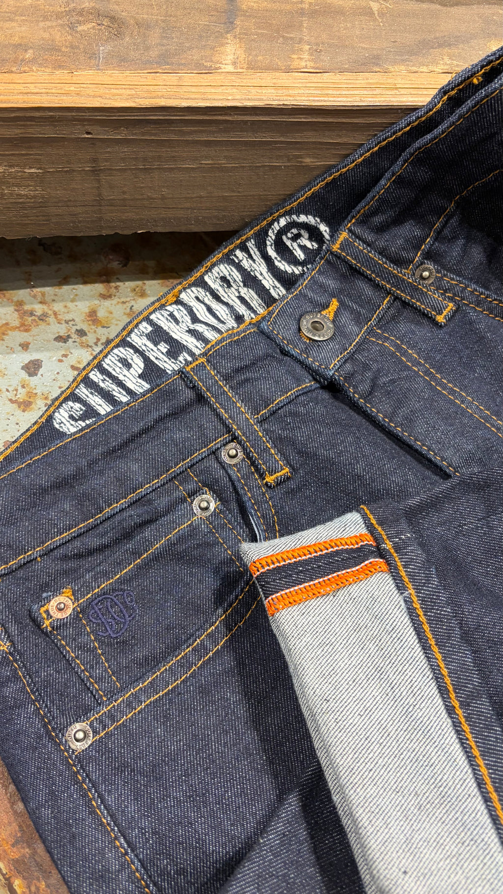Vintage Slim Jeans — Rinse Blue