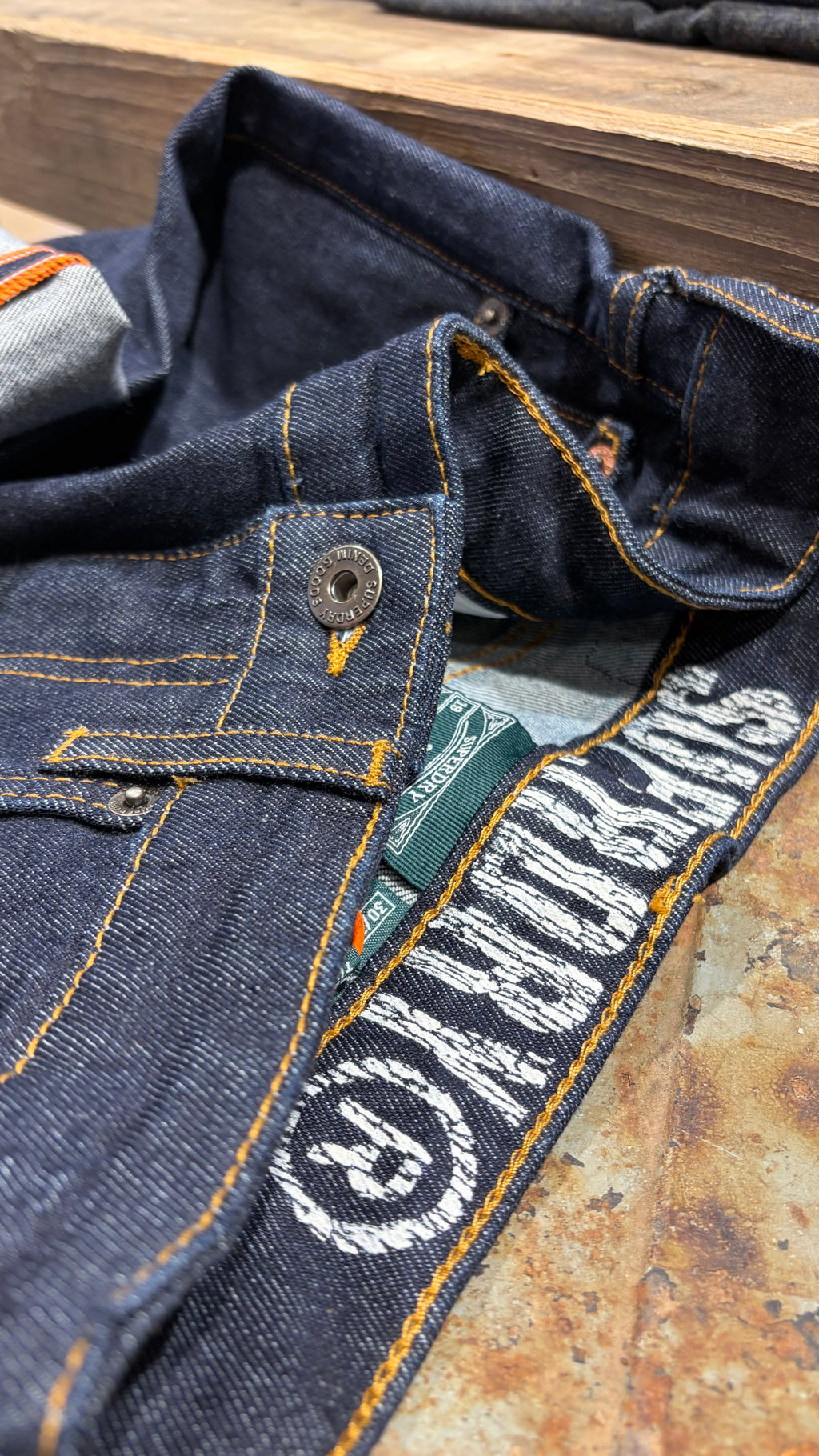 Vintage Slim Jeans — Rinse Blue