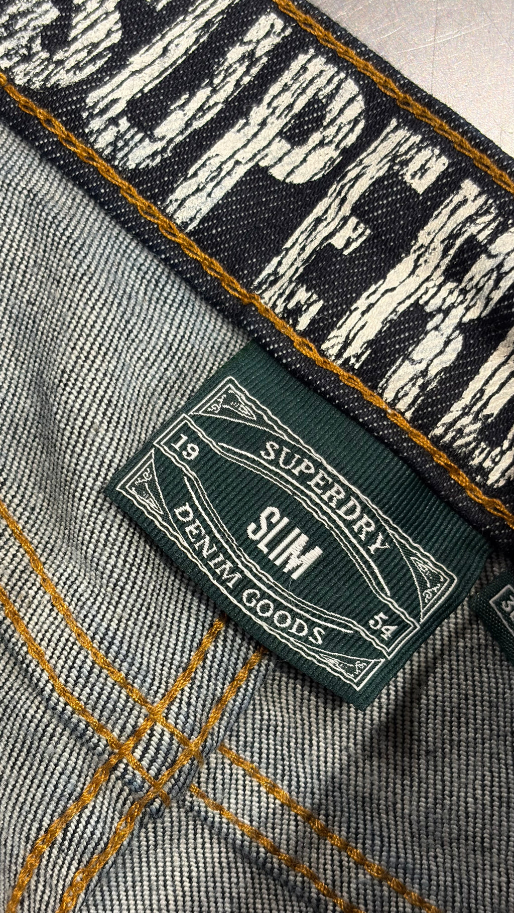 Vintage Slim Jeans — Rinse Blue