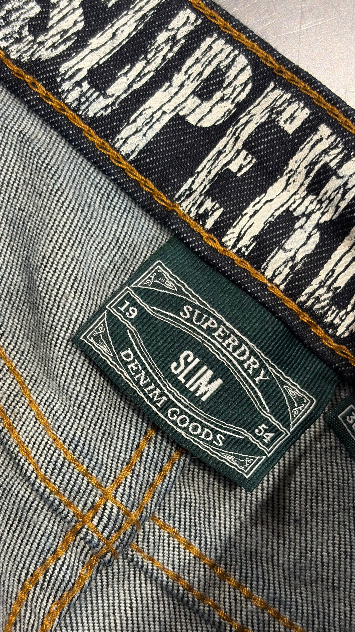 Vintage Slim Jeans — Rinse Blue