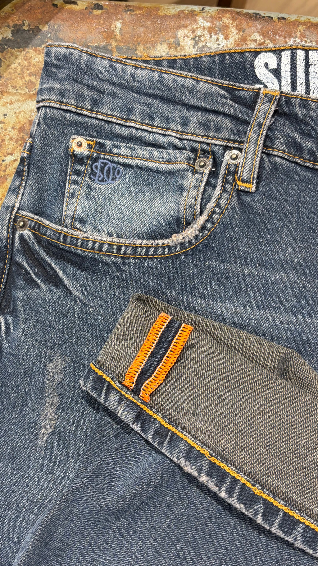 Vintage Slim Straight Jeans — Viper Vintage Indigo