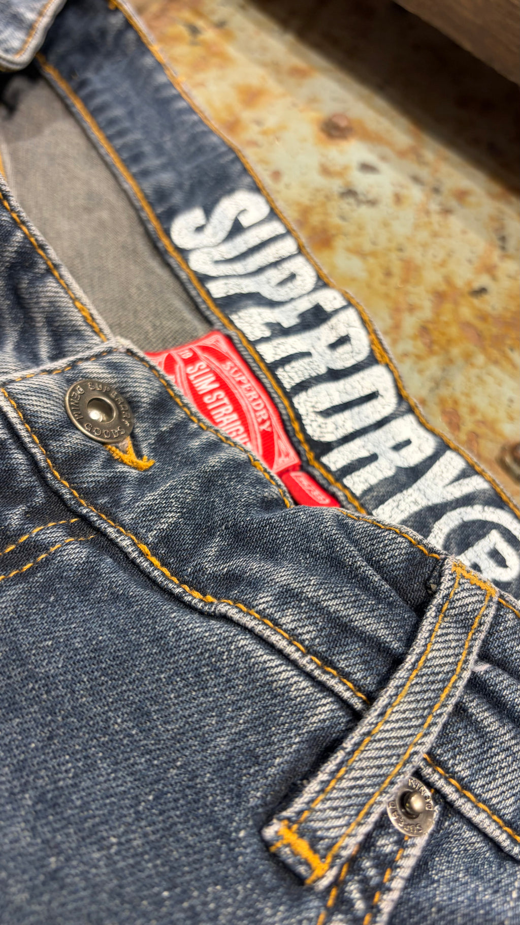 Vintage Slim Straight Jeans — Viper Vintage Indigo